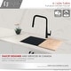 preview thumbnail 39 of 39, STYLISH Kitchen Sink Faucet Single Handle Pull Down Dual Mode Lead Free - Faucet Height: 17" | Spout Height: 9 1/2"