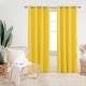 preview thumbnail 114 of 113, Deconovo Gold Line 52 Width Curtain Panel Pair (2 Panel)