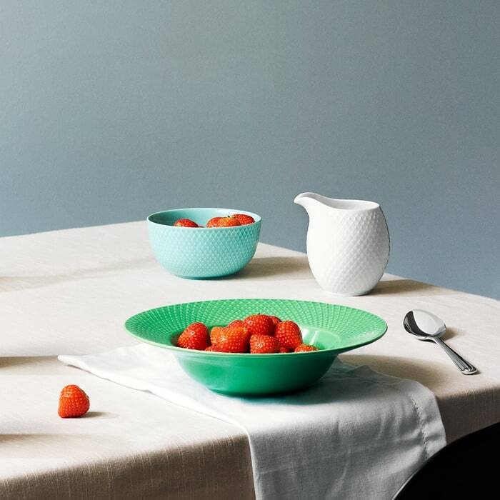 Lyngby Porcelæn Rhombe Color Bowl, Ø: 5.1"