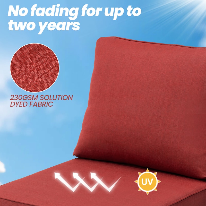 Crestlive Outdoor Deep Seat Cushion Set
