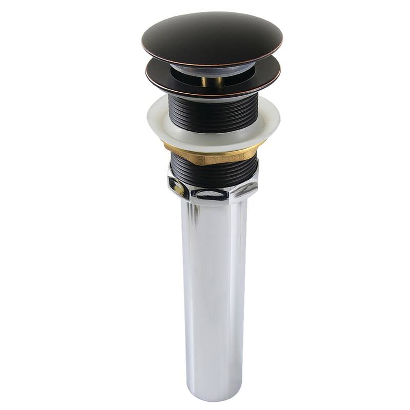 Kingston Brass Trimscape Brass Pop Up Drain for Cast Iron Utility Sink - Naples Bronze
