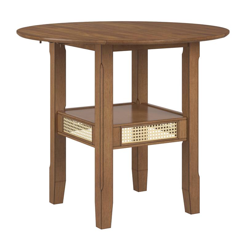 Plaga Cane Accent 3-Piece Dining Set by iNSPIRE Q Classic