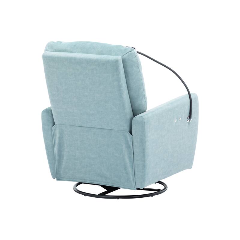 MERAX 270 Degree Swivel Electric Recliner Rocking Motion Recliner