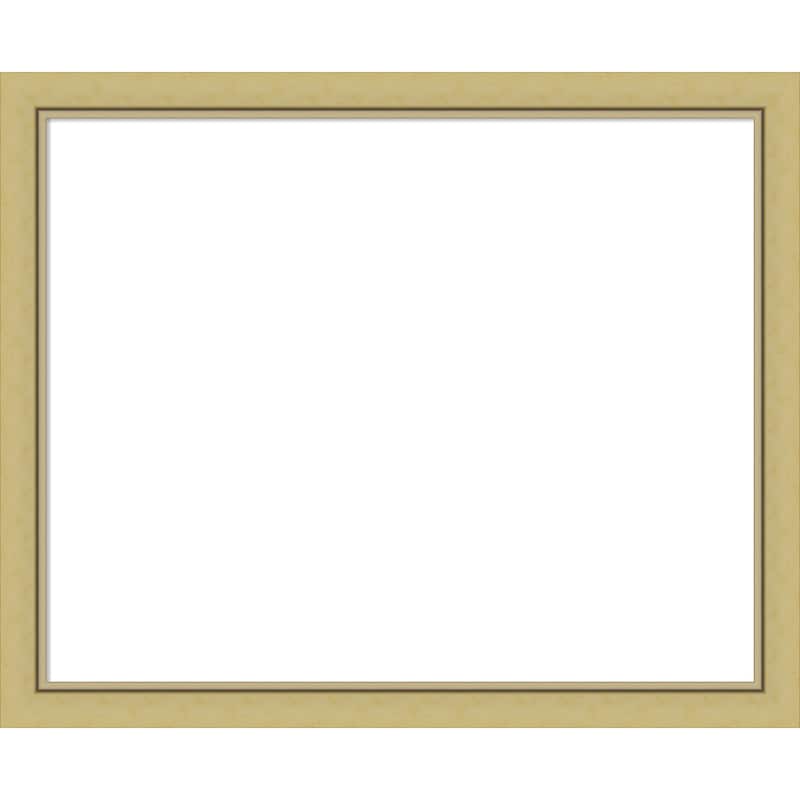 Amanti Art Landon Gold Narrow Framed Dry Erase Magnetic Board