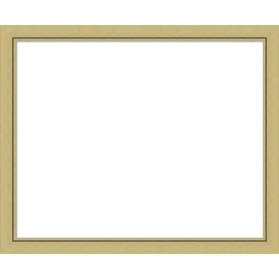 Amanti Art Landon Gold Narrow Framed Dry Erase Magnetic Board