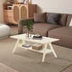 preview thumbnail 32 of 38, Roundhill Furniture Arona Mid-Century Modern Wood 3-Piece Coffee Table Set