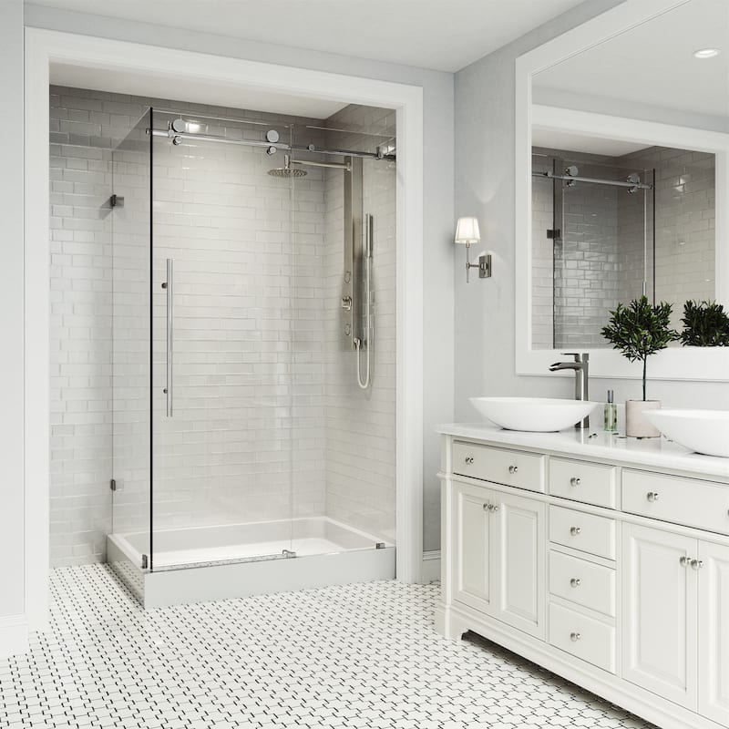 VIGO Elan E-Class Frameless Sliding Shower Enclosure