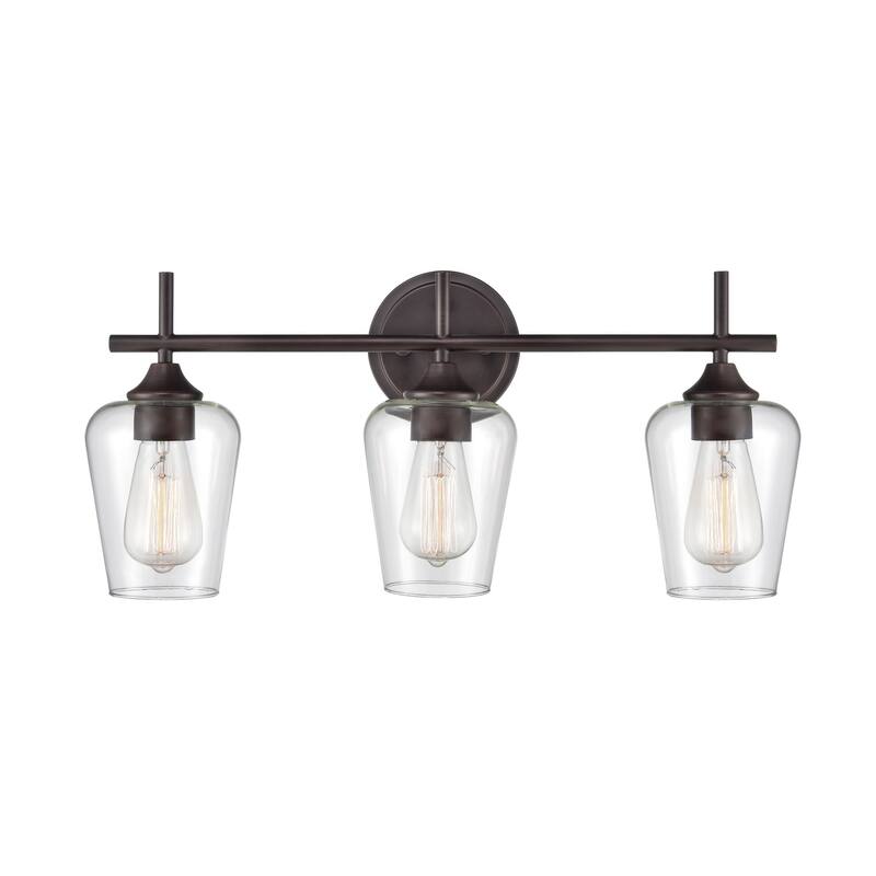 Millennium Lighting Ashford Metal Bathroom 3 Light Vanity Fixture in Multiple Finishes - Rubbed Bronze
