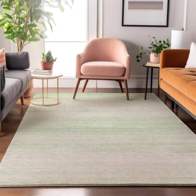 Premium Washable Super Soft Ombre Pixels Mayfield Rug - Mint - 5' x 7'6"