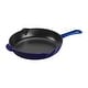 preview thumbnail 1 of 9, STAUB Cast Iron 10-inch Fry Pan Dark Blue