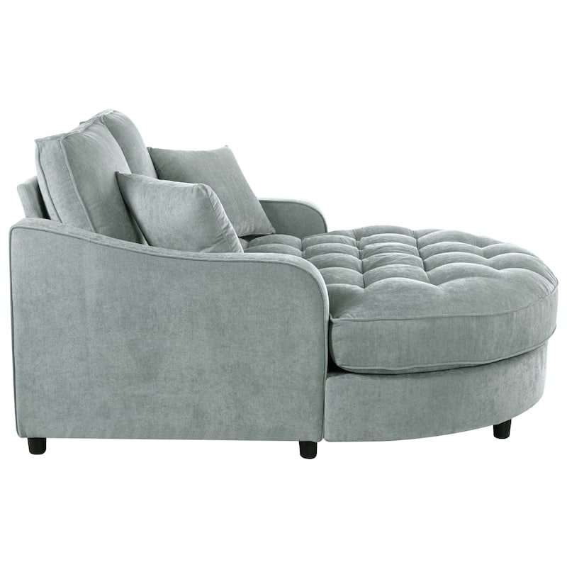 Modern Oversized Chaise Lounge Sofa Bed by Harper & Bright Designs