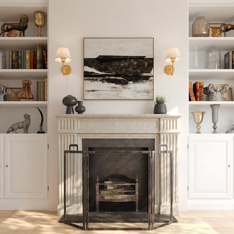 Acroma Beacon Brass Armed Wall Sconce