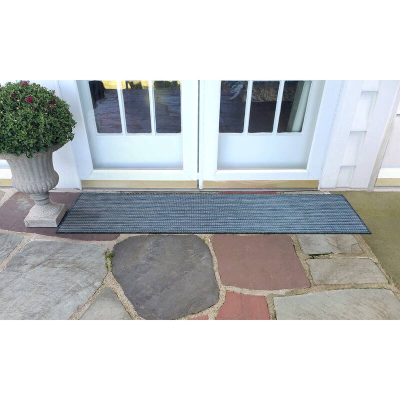 Liora Manne Carmel Textured Striped Indoor/ Outdoor Area Rug