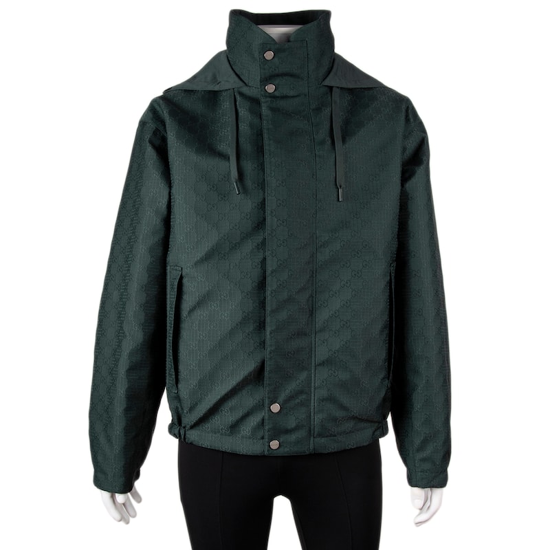 Gucci Men's Reversible Cotton Ripstop Jacket