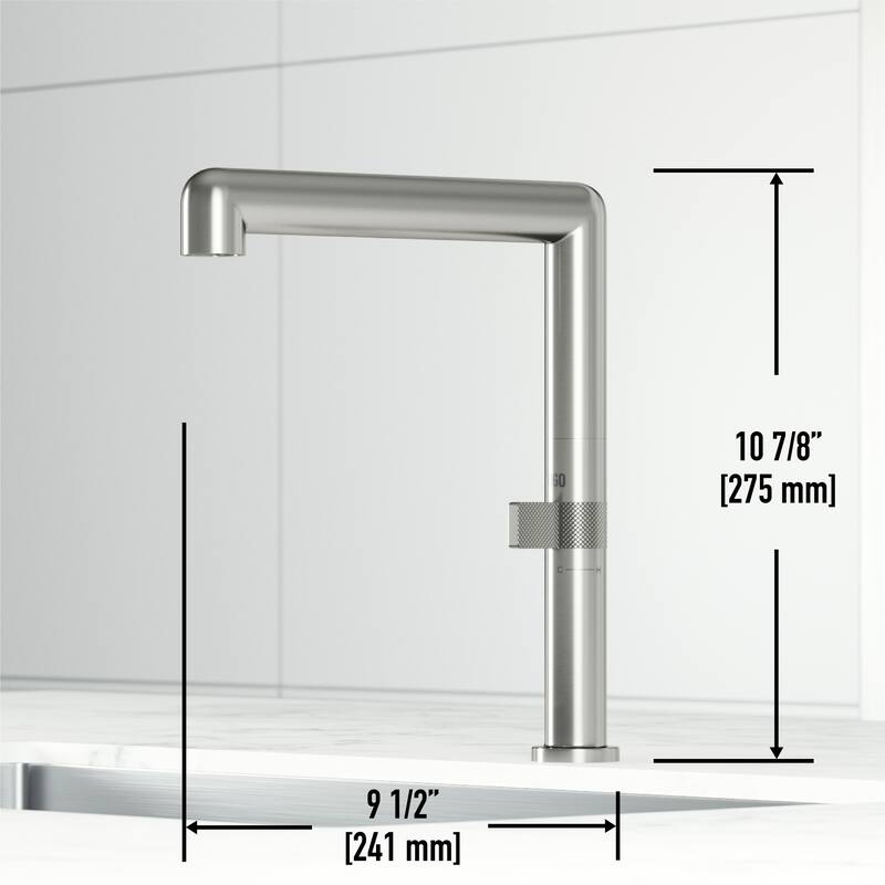 VIGO Jewel 11" H Single Handle Kitchen Bar Faucet