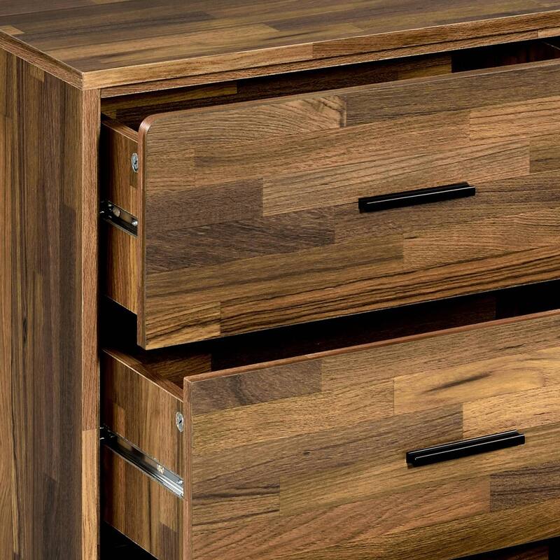 Wade Walnut 6-drawer Double Dresser