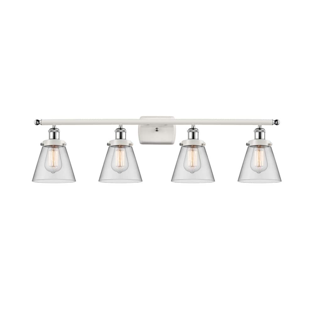 Innovations Lighting 916-4W-11-36 Cone Vanity Cone 4 Light 36" Wide