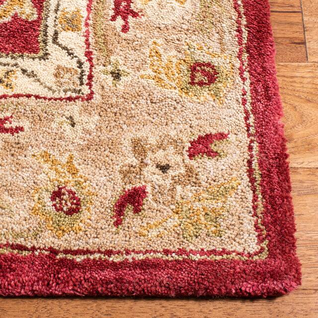 SAFAVIEH Anatolia Angeline Traditional Oriental Hand-spun Wool Rug