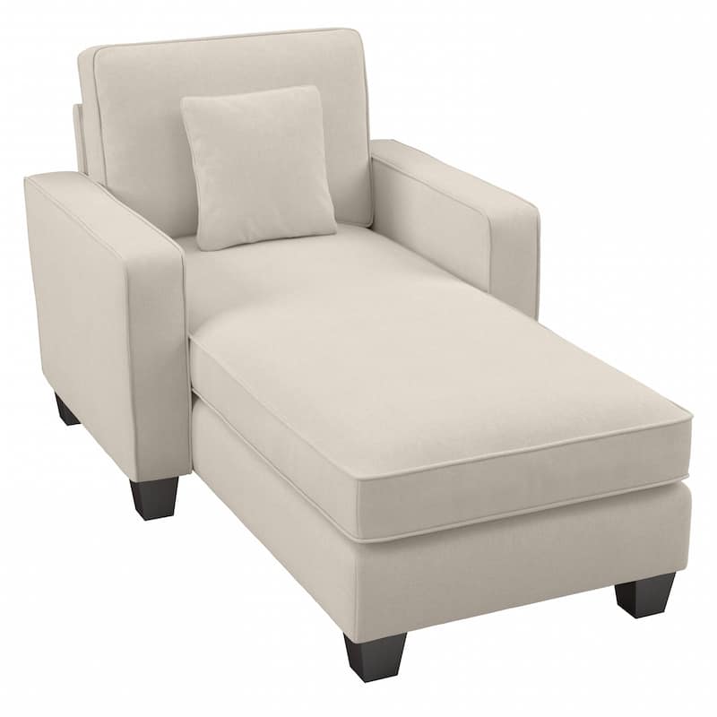 Bush Furniture Stockton Living Room Chaise Lounge with Arms