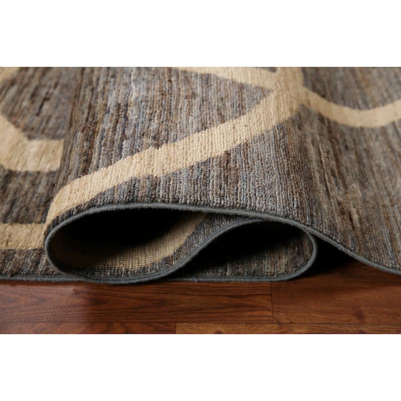 Gabbeh Kashkoli Area Rug Handmade Wool Carpet - 5'11"x 9'2"