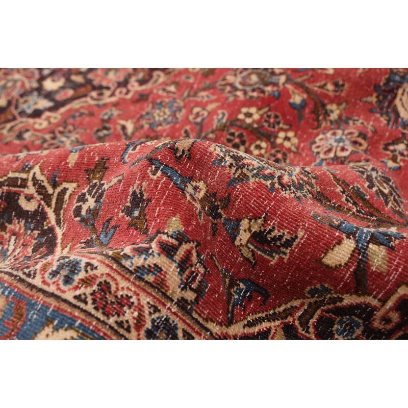 ECARPETGALLERY Hand-knotted Antalya Vintage Red Wool Rug - 7'9 x 11'3