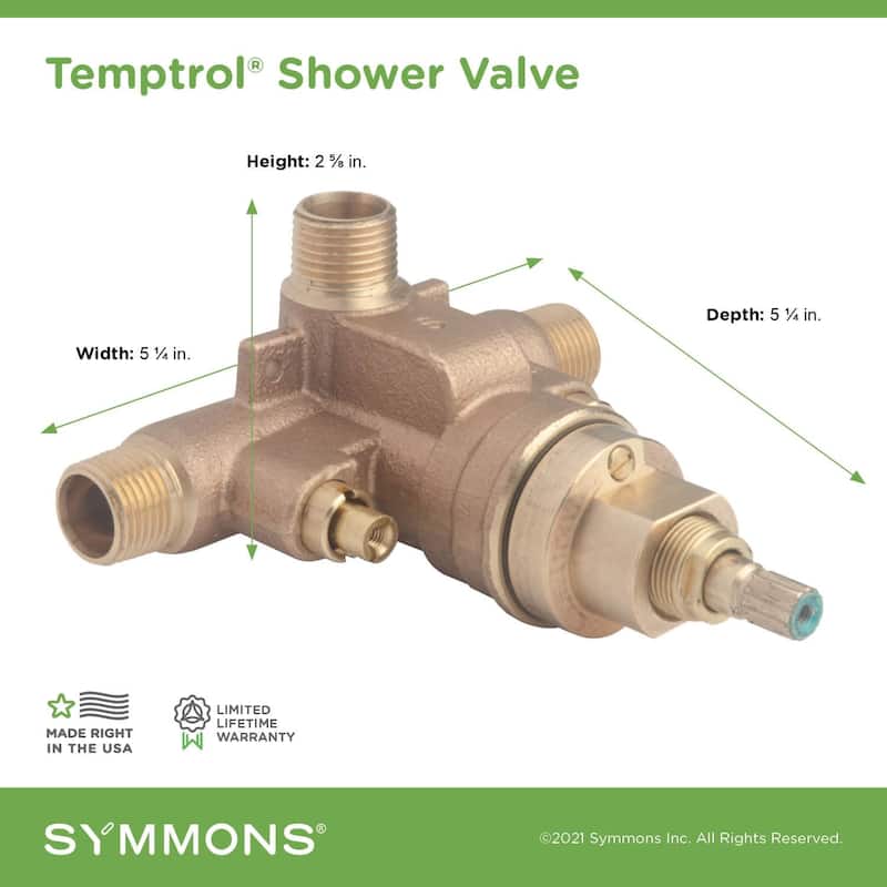 Symmons 261XBRBODY Temptrol Rapid Install Pressure Balancing Shower