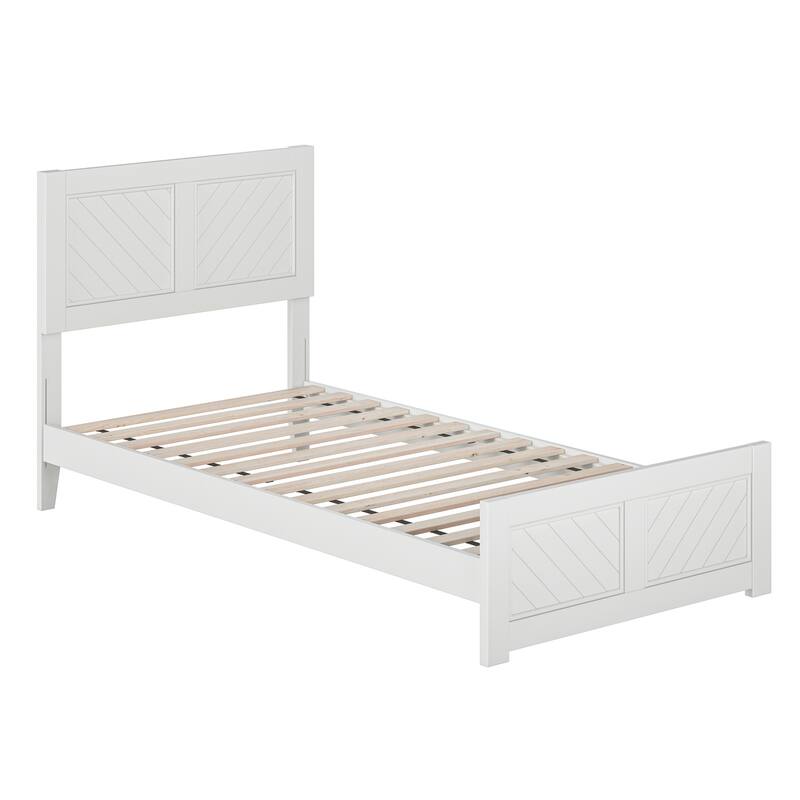 Berkshire Queen Low Profile Platform Bed with Matching Footboard