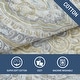 preview thumbnail 8 of 10, Tommy Bahama Turtle Cove Cotton Reversible Grey Quilt Set