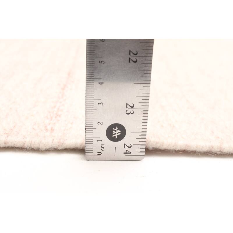 ECARPETGALLERY Flat-Weave Ankara FW Cream Wool Kilim - 5'1 x 7'8