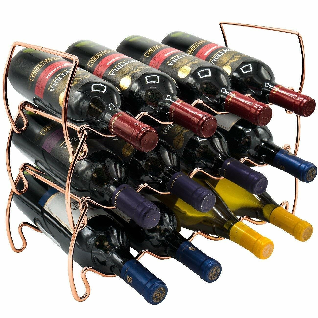 Gold wire wine 2025 rack