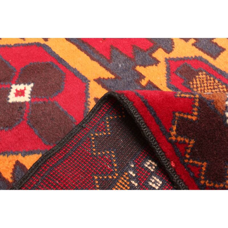 ECARPETGALLERY Hand-knotted Teimani Dark Navy Wool Rug - 3'6 x 6'8