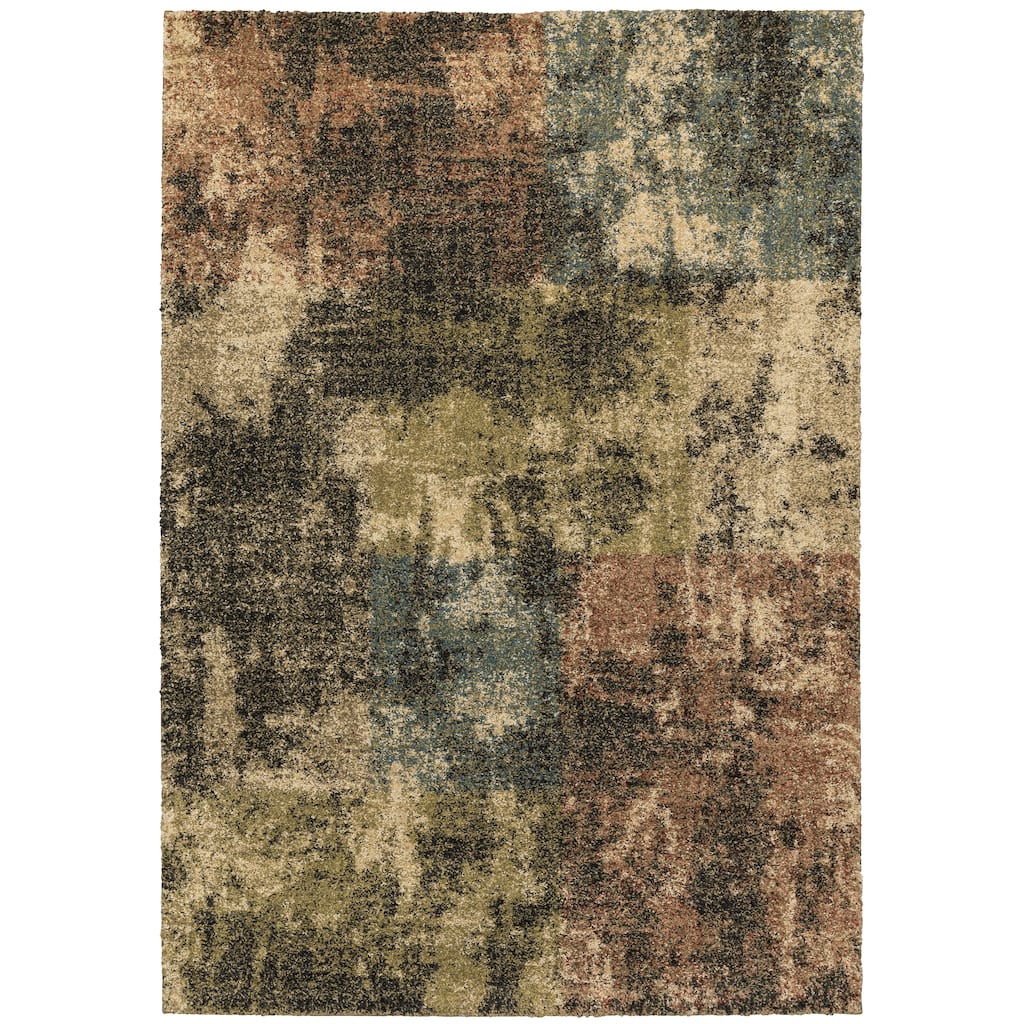 Herblay Various Colors Abstract Contemporary Casual Area Rug