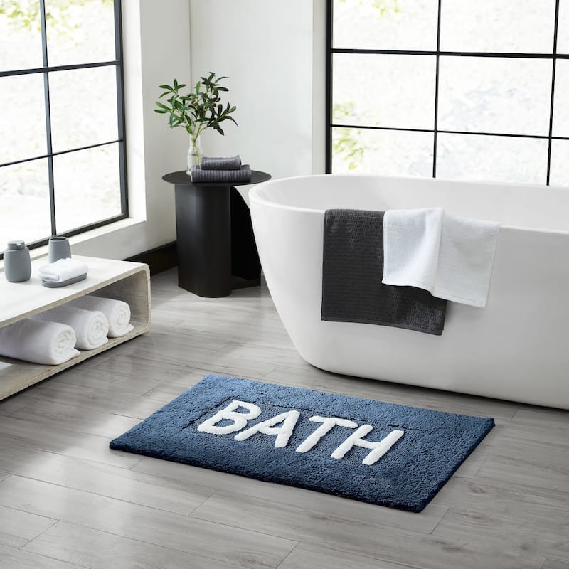 Jean Pierre Novelty Cotton "BATH" 21 x 34 in. Rug