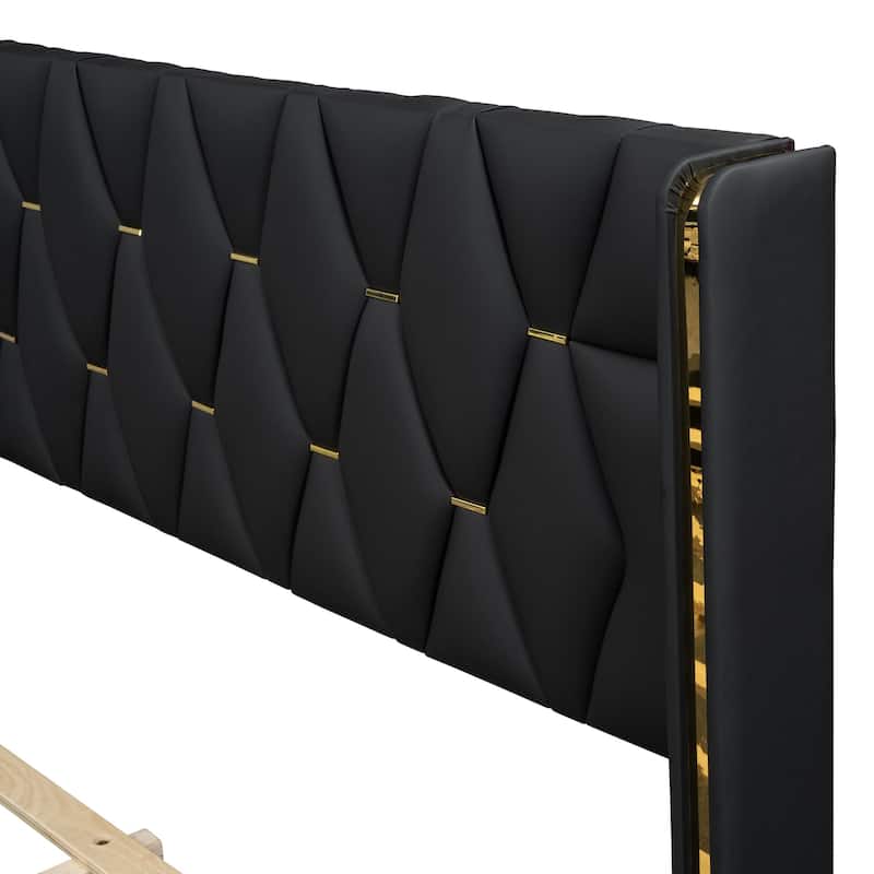 PU Upholstered platform bed