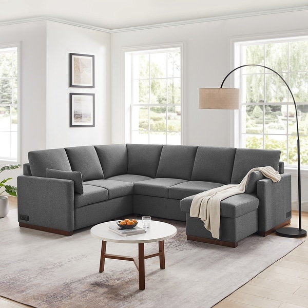 Serta Everwood Convertible Sleeper Sectional Sofa - On Sale - Bed