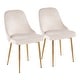 preview thumbnail 6 of 58, Silver Orchid Naldi Contemporary-Glam Velvet Dining Chair (Set of 2)