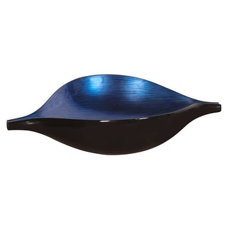 Allan Andrews Cobalt Blue Wood Bowl