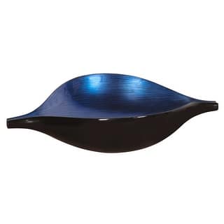 Allan Andrews Cobalt Blue Wood Bowl