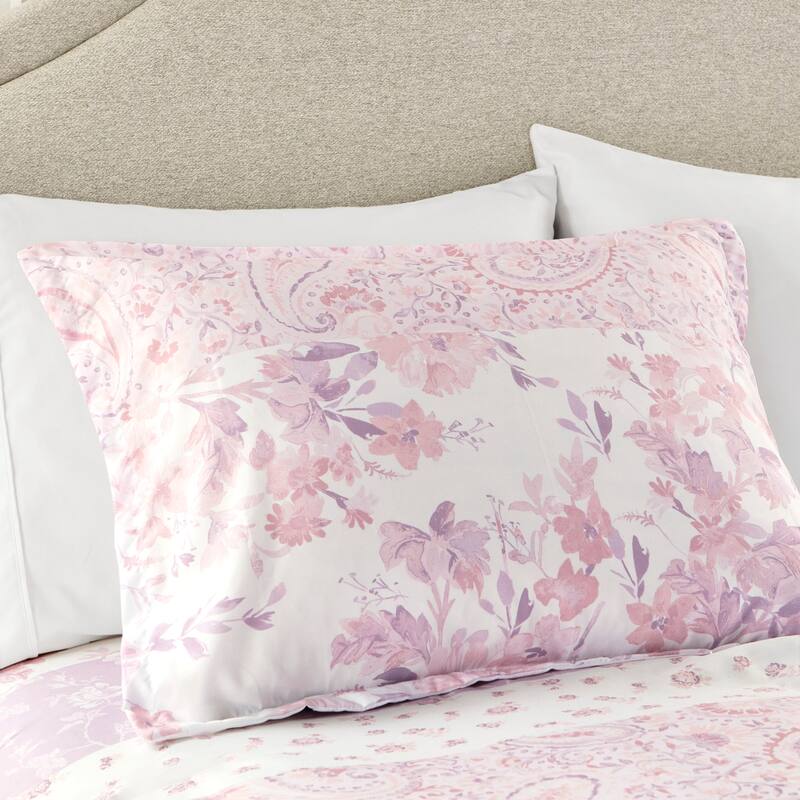 Intelligent Design Elodie Floral Paisley Duvet Cover Set