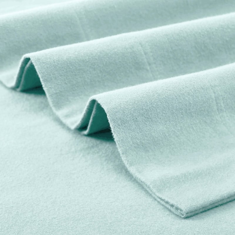 Superior Solid Flannel Cotton Fuzzy Deep Pocket Sheet Set
