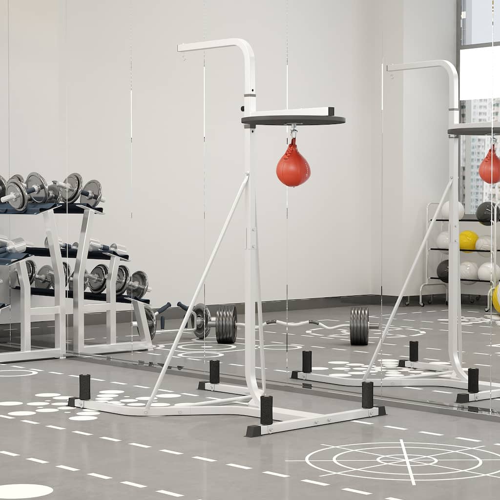 Soozier Free-Standing Speed Bag Platform Punch Bag Station Boxing Stand Heavy Duty Frame