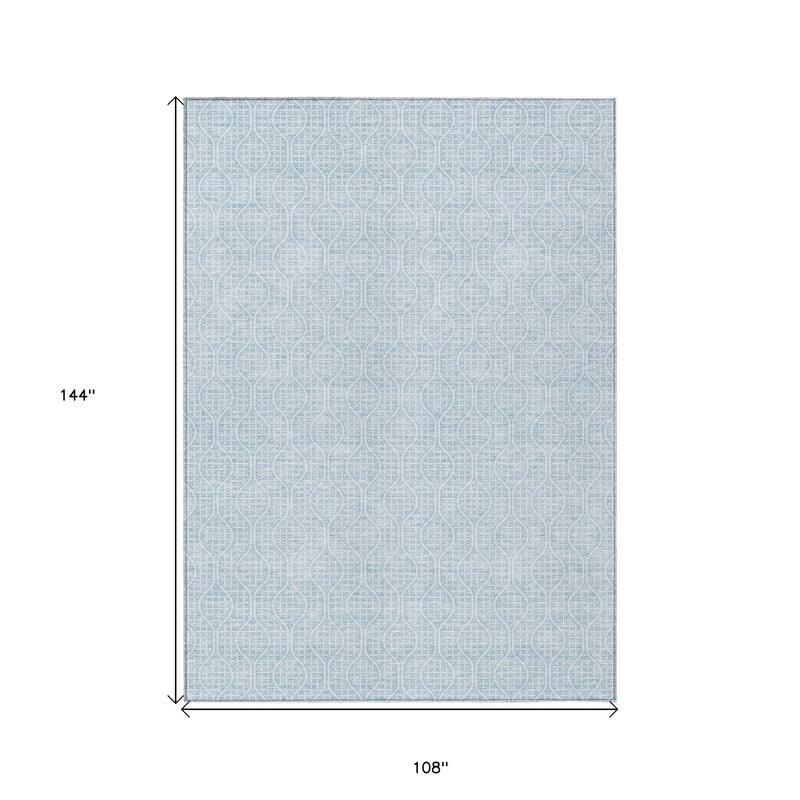 HomeRoots Geometric Transitional Rectangle Outdoor Rug
