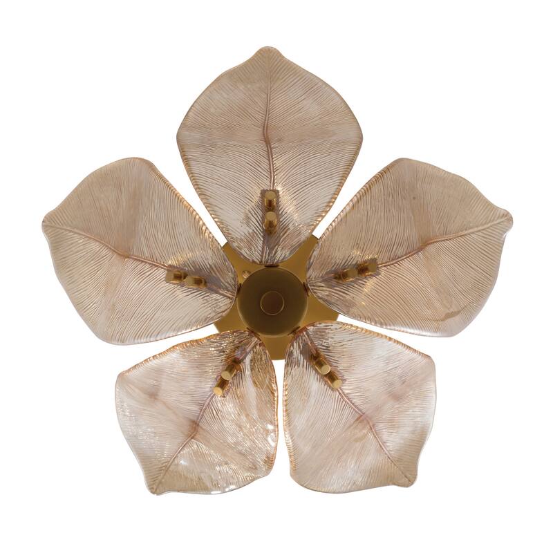 Metropolitan N2214 Orchid 5 Light 18" Wide Semi-Flush Bowl Ceiling