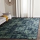 preview thumbnail 1 of 8, SAFAVIEH Vintage Distressed Boho Temma Oriental Rug 6'7" x 9'2" - Navy - Rectangle