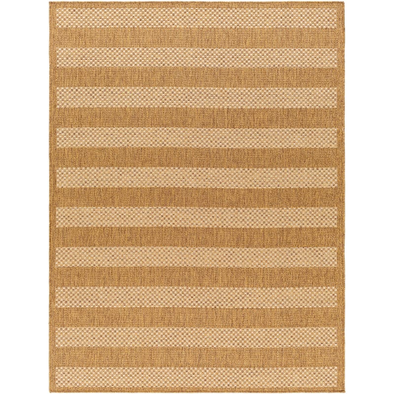 Livabliss Pismo Indoor/ Outdoor Checkered Stripe Area Rug