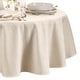 preview thumbnail 34 of 33, Continental Solid Texture Water and Stain Resistant Tablecloth