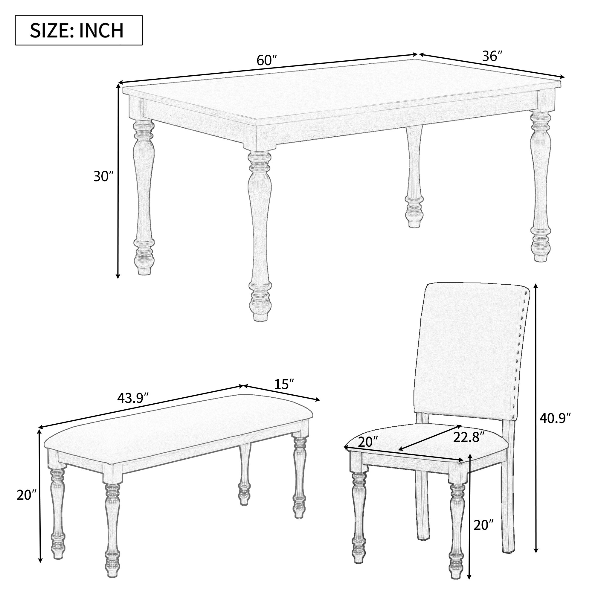 Gracie oaks shop dining table set