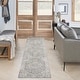 preview thumbnail 59 of 88, Nourison Astra Machine Washable Distressed Area Rug 2' 2" x 12' - Gray/Blue