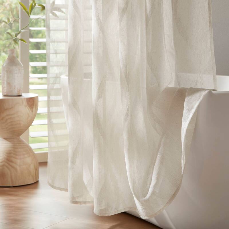 Madison Park Candice Sheer Shower Curtain