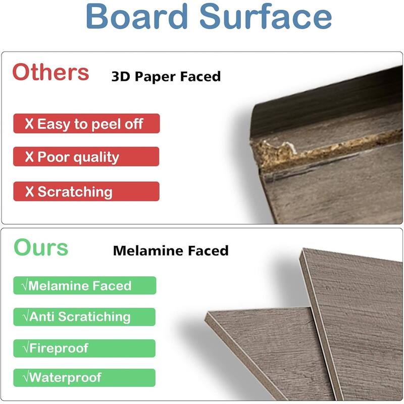 Wood Storage Cabinet Media Console for TVs up to 80"